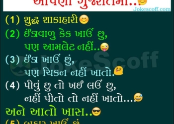 Five Type of Vegetarian in Gujarat Gujarati Jokes