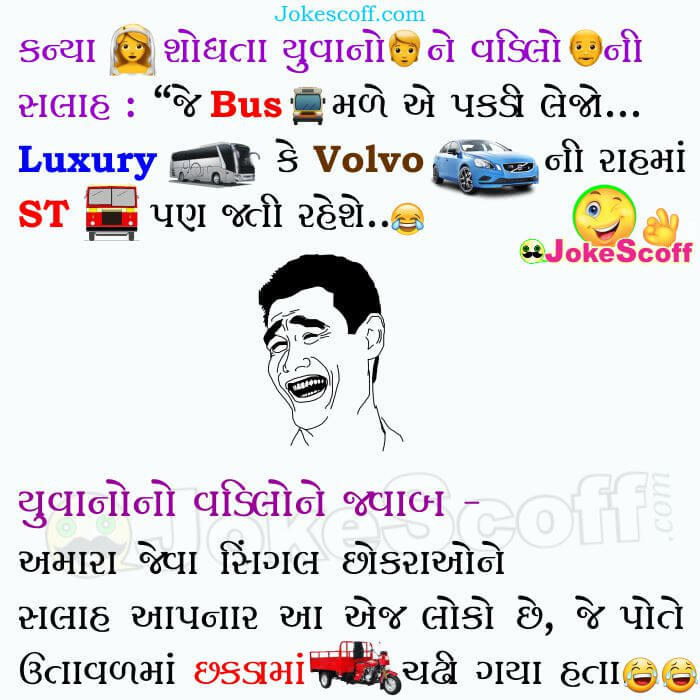 Funny Jokes in Gujarati for WhatsApp