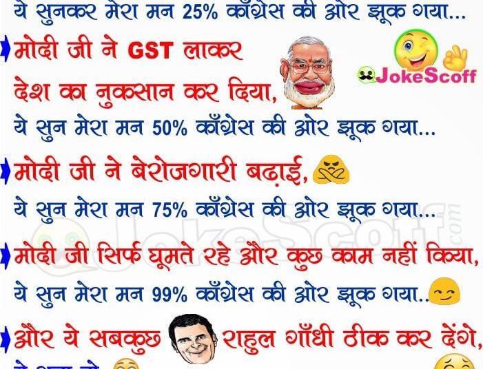 New Narendra Modi and Rahul Gandi Funny Jokes