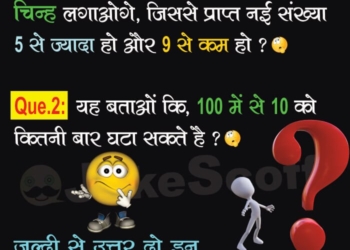 Two Maths puzzles in hindi