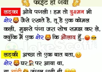 Girl and Boy Solid Fight - Insult Jokes