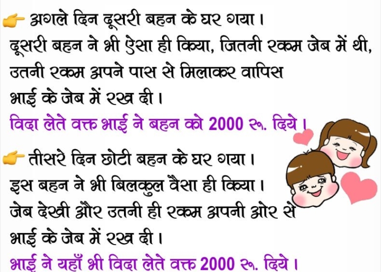 Raksha Bandhan Puzzle with answer - Paheliyan