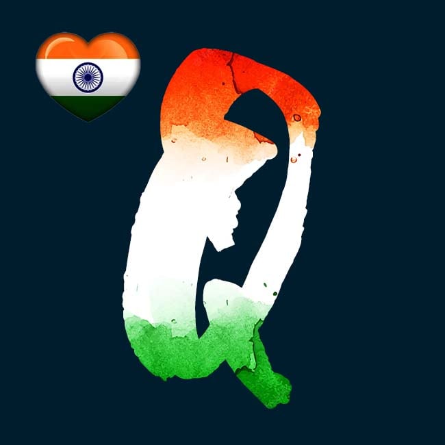 Q Name Indian Flag Image Hd