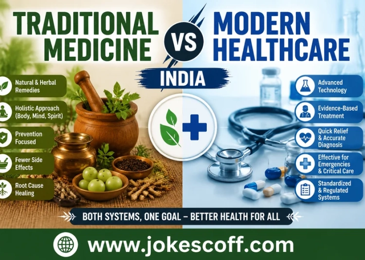 Traditional Medicine vs Modern Healthcare India