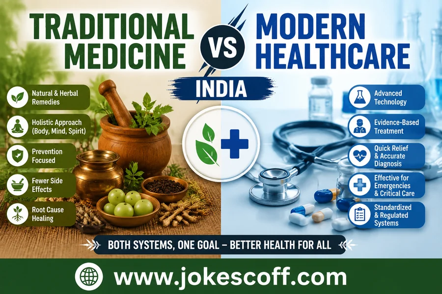 Traditional Medicine vs Modern Healthcare India