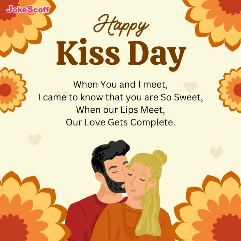 happy kiss day status in hindi